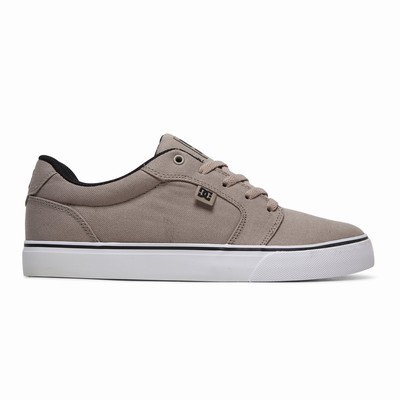 DC Anvil Canvas Men's Grey Sneakers Australia OBA-067